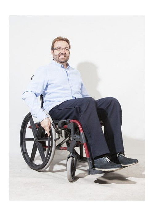 Pantalones adaptados con cremalleras laterales y cintura elástica | Lumina